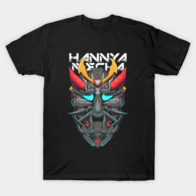 Hannya Mask T-Shirt by Ranvellion